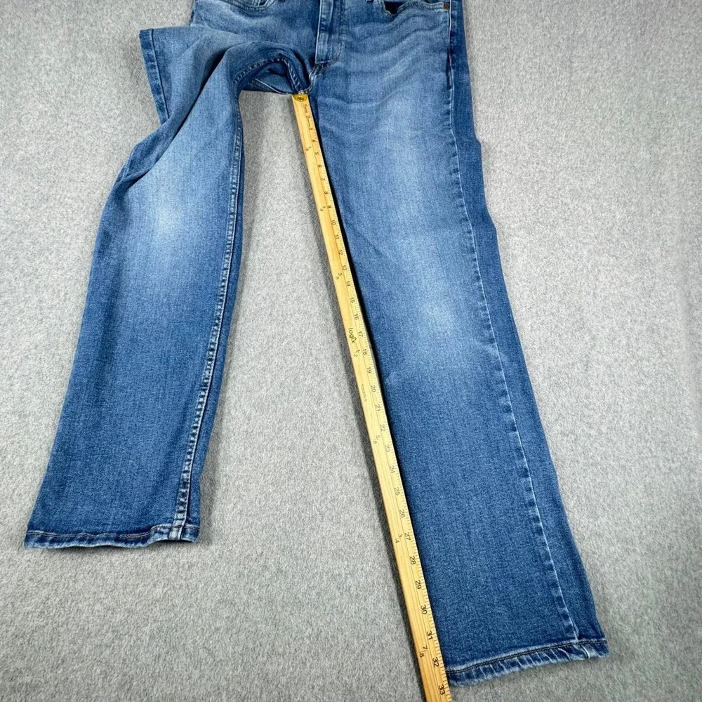 Levis 511 Jeans Mens 36x32 Blue Slim Medium Wash Stretch‎ Denim